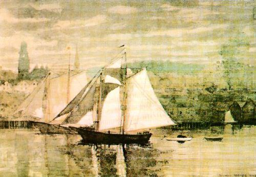 Winslow Homer Gloucester Schooners and Sloop